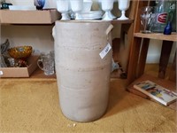 Large Stoneware Crock & Lid
