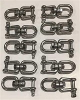 10 swivel hooks