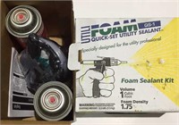 Two Utili-foam sealant kits