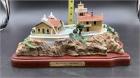 THE DANBURY MINT EAST BROTHER LIGHTHOUSE WITH BOX