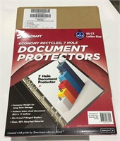 Box of 500 document protectors