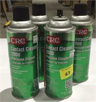 4 cans of contact cleaner 2000