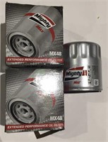 Two MX 48 oil filters