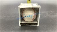 DON MATTINGLY AUTOGRAPHED BASEBALL WITH CASE
