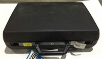 Samsonite briefcase w/ key and misc forensics kit