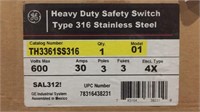 GE heavy duty safety switch, not tested