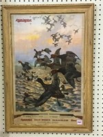 Framed Remington Shotgun Ad