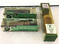Lot of 3 Green Head Calls w/ Boxes Including