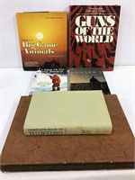 Group of 6 Books on Hunting, Guns of the World,