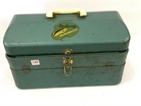 Vintage Tackle Box w/ Several Lures & Misc