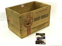 Adv. US Shot Shells Ammo Box