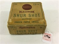 Two Piece Cardboard Ammo Box-12 Ga. Remington