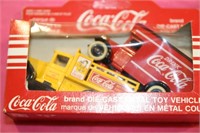 5 TOY COCA COLA TRUCKS