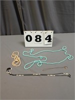 Lot of Pearl Style Necklaces