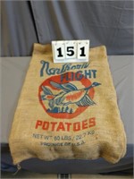 Vintage Northern Flight Potato Sack