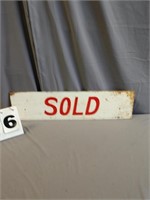 Thick & Heavy Metal SOLD Sign