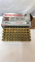 Box of 45 Long Colt Caliber Ammunition 50 Rounds