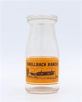 Rare Shellback Ranch Half Pint Milk Bottle WYO
