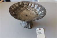 Vintage Silver footed tray