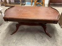 Mahogany coffee table, as is