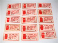 LOT OF CANADIAN TIRE GASOLINE DISCOUNT NOTES
