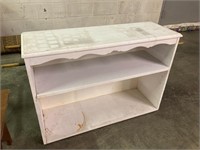 White wood shelf 36”