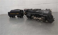 C&O Berkshire Jr. locomotive and tender black