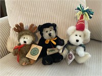 Collection of Vintage Holiday Boyds Bears