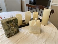 Collection of Battery Op & Decorative Candles