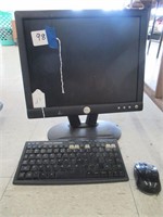 Dell computer w/ keyboard & mouse--turns on