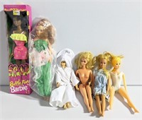 Variety of Vintage Barbies