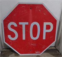 Metal Stop Sign, 30"