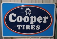 Cooper Tires Metal Advertising Sign, 45"W x 30"T