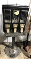 3 Section Candy Machine, Comes w/ Key, Measures