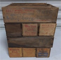 Wooden Cheese Box by Various Brands *bidder