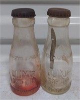 Vtg Glass Clark Oil Bottle *bidder buying one
