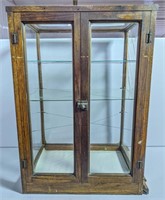 Vintage Wood and Glass Display Case
Condition as