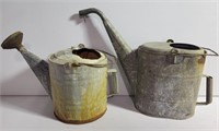 Two Large Vintage Watering Cans