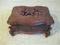 BLACK FOREST CARVED JEWELRY BOX