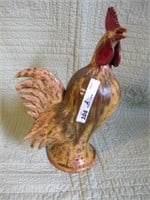 CHARLIE WEST SOUTHERN POTTERY ROOSTER 13H 9W CLEAN