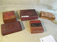 LOT OF 5, EALY BOXES
