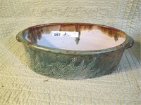 MORGAN POTTERY BOWL W12 SIGNED ON BOTTOM