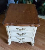 Lane Side Table w/3 Drawers