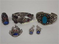Vintage Dragon & Gemstone Jewellery