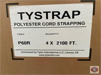 TYSTRAP Polyester Strapping Cord P60R Size 4" X 2