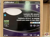 Metalux® Flush Mount Light, LED Lamp, 11.4 W Fixtu