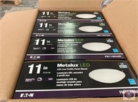 Metalux 11" LED Low Profile Flush Mount Ceiling L