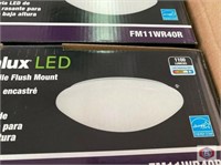 Metalux 11" LED Low Profile Flush Mount Ceiling L