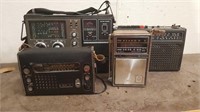 (4) Vintage Radios