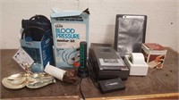 (2) Blood Pressure Monitors, VHS Rewinder,